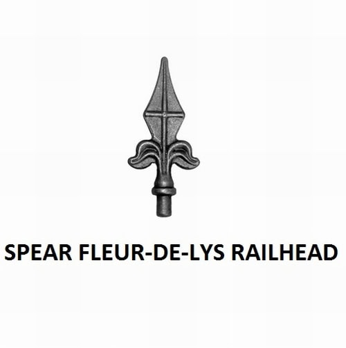 Saxon Garden Railing Panel - Flat Top - 490mm (19.3") High - Image 4