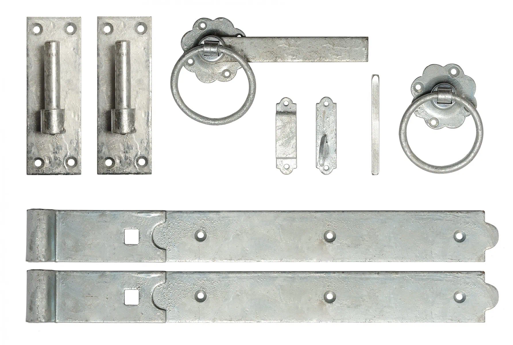 Timber Gate Fittings - Hook & Band + Latch - 18" - Image 2