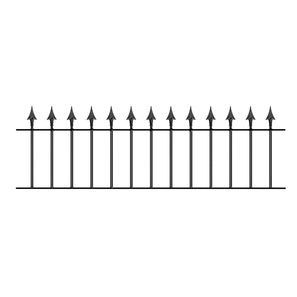Balmoral Garden Railing Panel – Flat – 559mm (22″) High - Image 2