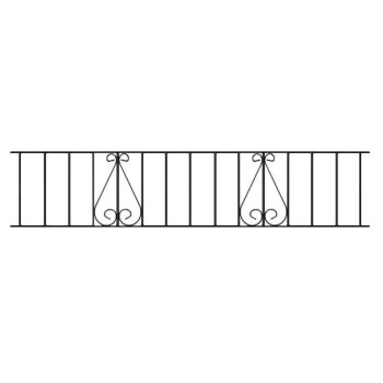 Classic Garden Railing Panel - 355mm (14") High