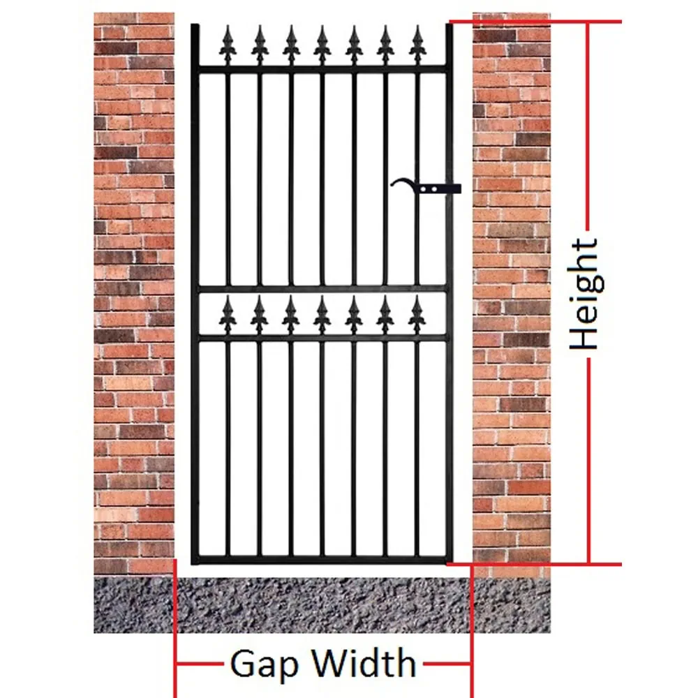 Corfe Garden Gate – Tall – 1778mm (70″) High - Image 2