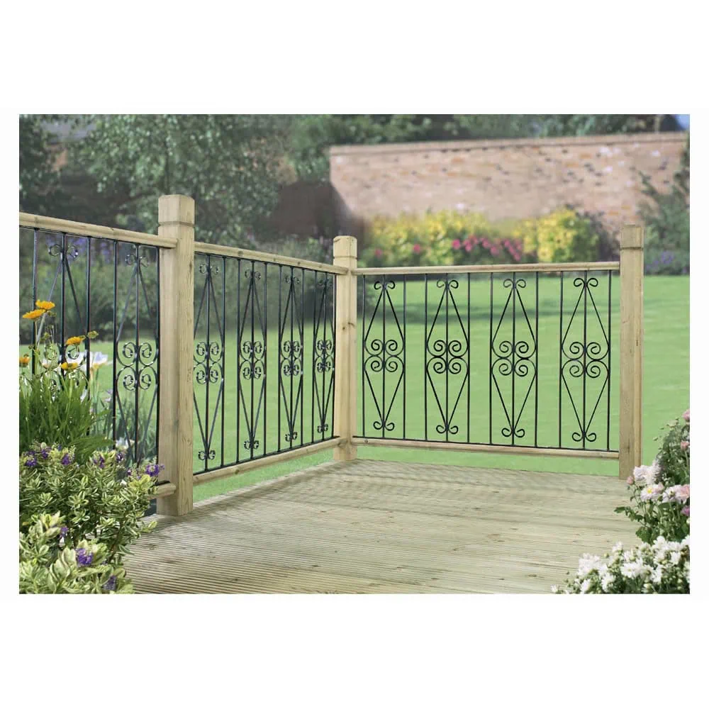 Decking Fencing Panel x2 - Ascot