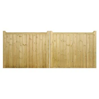Drayton Timber Driveway Gate - Flat Top - 950mm High