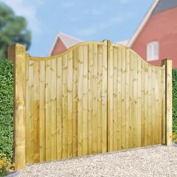 Drayton Timber Driveway Gate – Shaped – 1800mm High