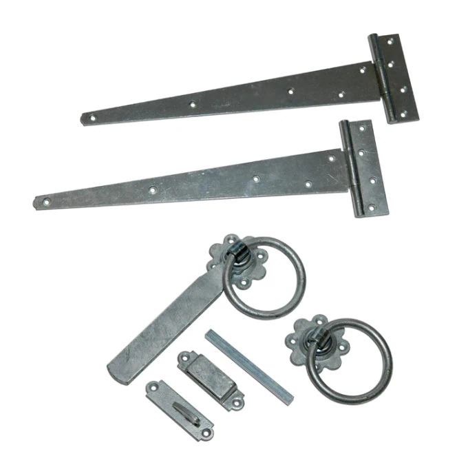 Timber Gate Fittings - T-Hinge + Latch - 18" - Image 2
