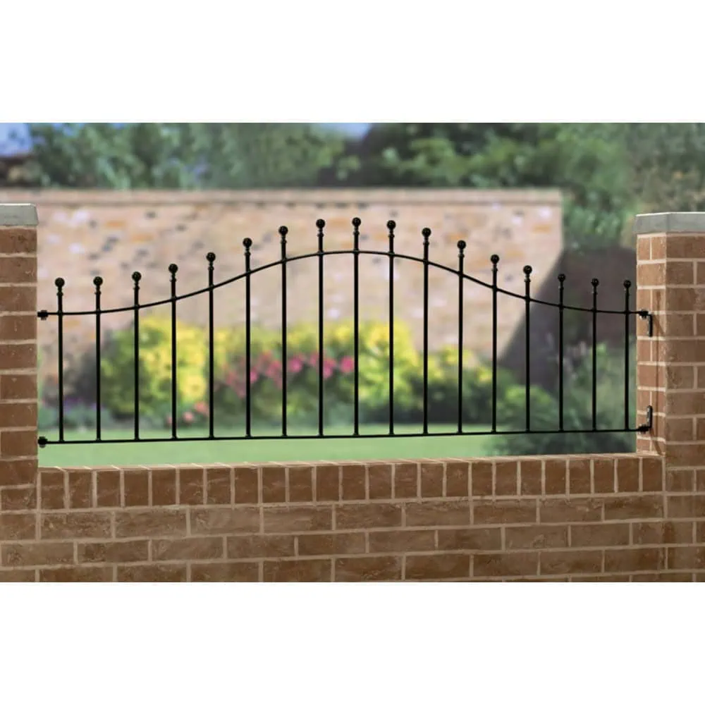 Manor Garden Railing Panel - Arched Top