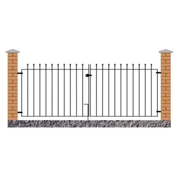 Manor Driveway Gate – Flat Top – 915mm (36″) High