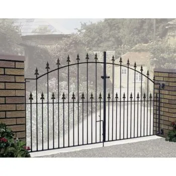 Saxon Driveway Gate - Arched Top - 1245mm (49.4″) High