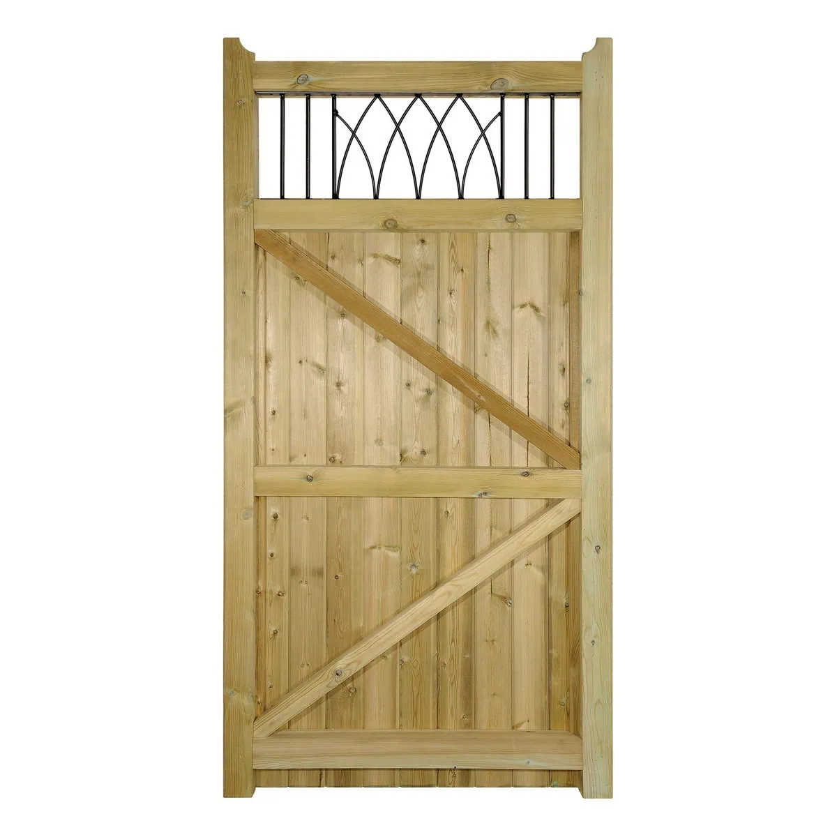 Windsor Single Timber Gate - 1800mm High - Image 2