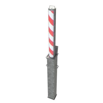 Galvanized Round Heavy Duty 670mm Telescopic Security Post