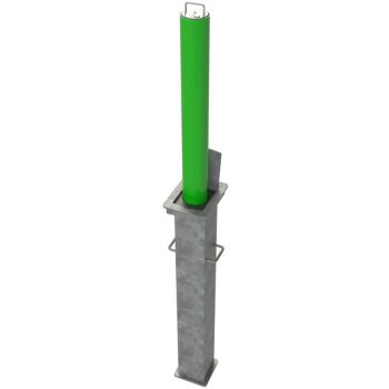 Powder Coated Round Heavy Duty 670mm Telescopic Security Post