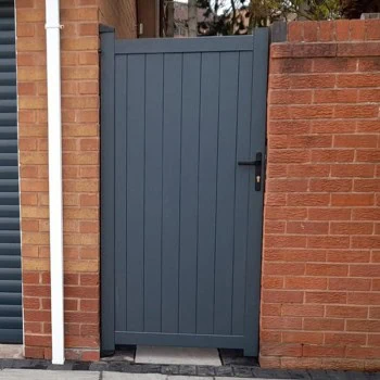 Pedestrian Gate - Solid vertical infill